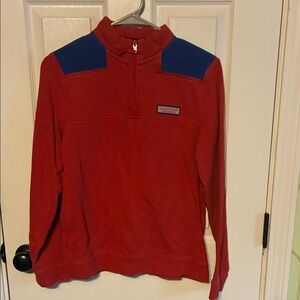 Vineyard Vines Red with Blue Shep Shirt Large (16)